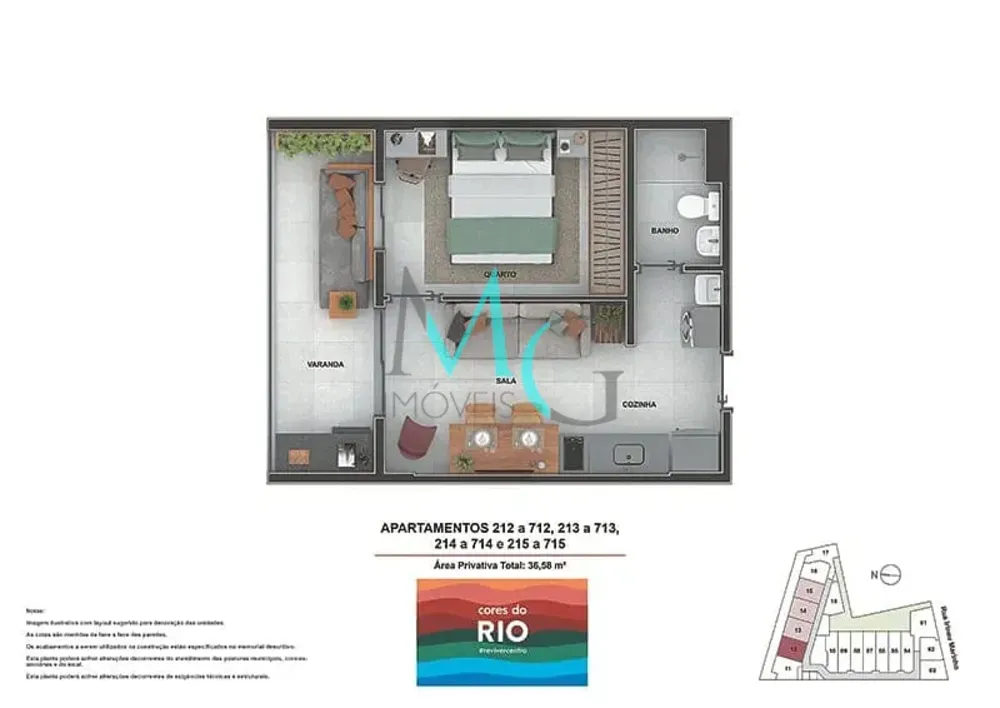 Apartamento, 1 quarto, 34 m² - Foto 27