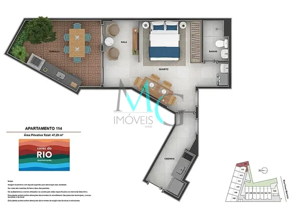 Apartamento, 1 quarto, 34 m² - Foto 32