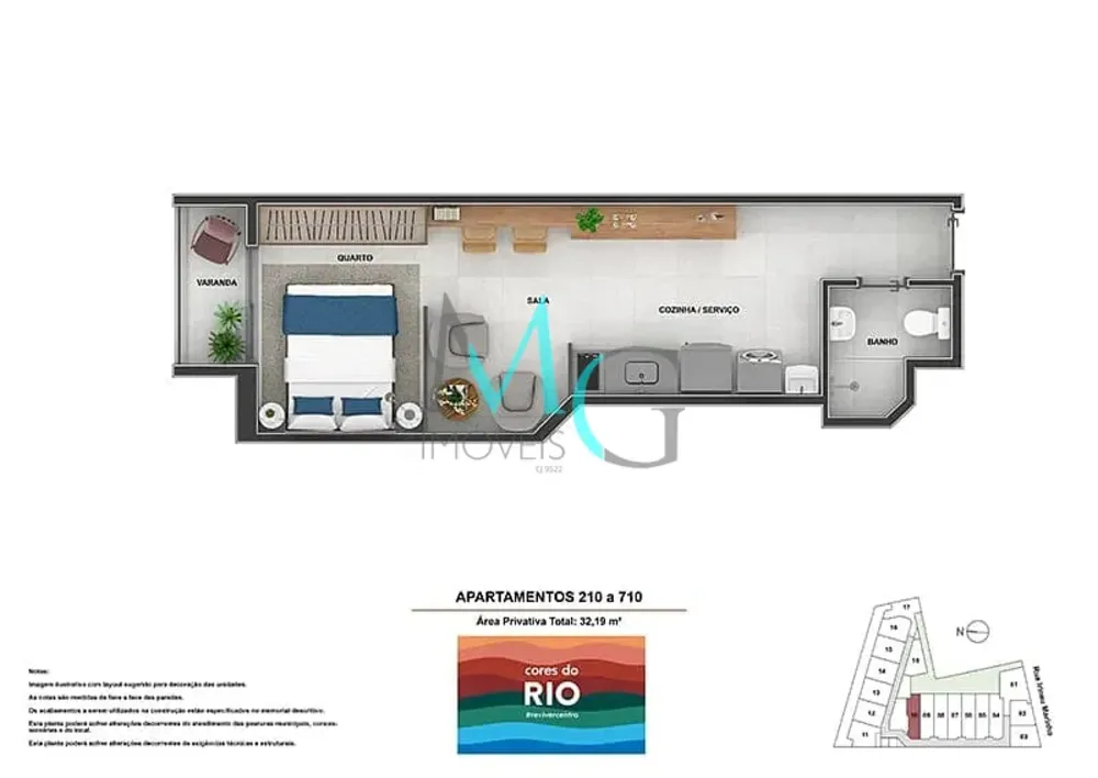 Apartamento, 1 quarto, 34 m² - Foto 19