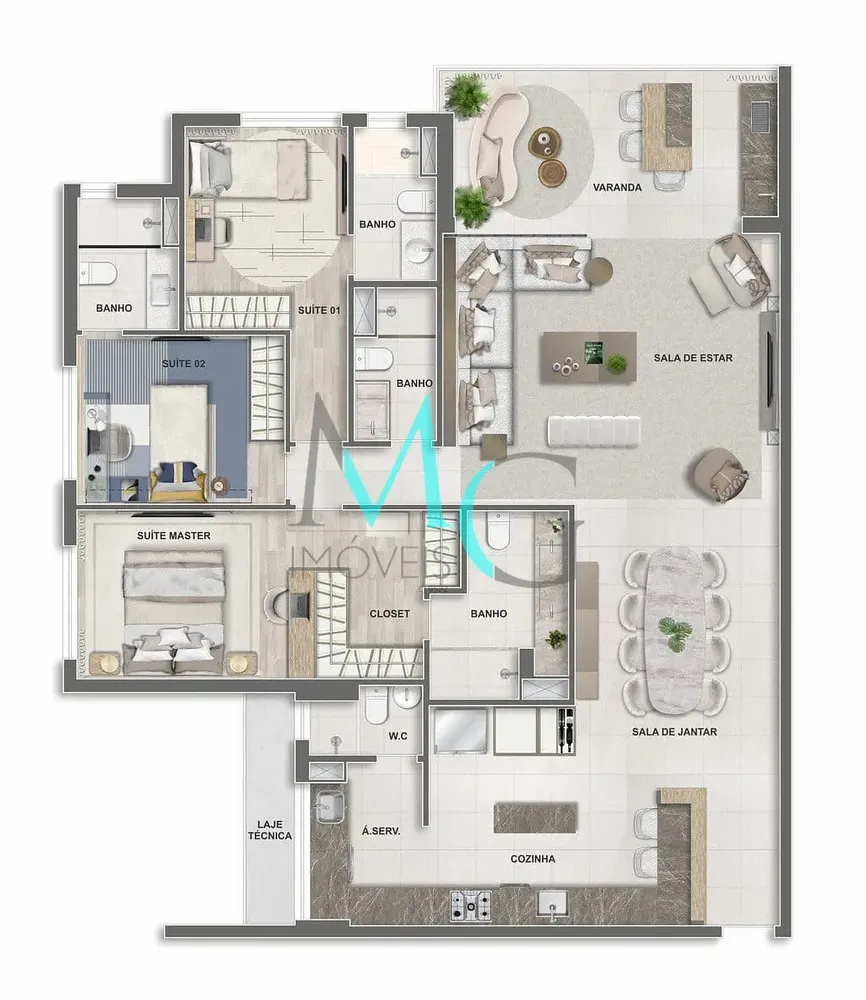 Cobertura, 4 quartos, 292 m² - Foto 80