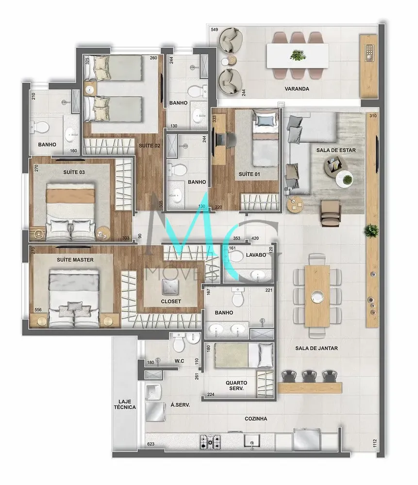 Cobertura, 4 quartos, 292 m² - Foto 79