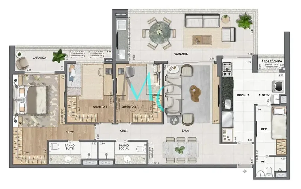 Cobertura, 4 quartos, 310 m² - Foto 51