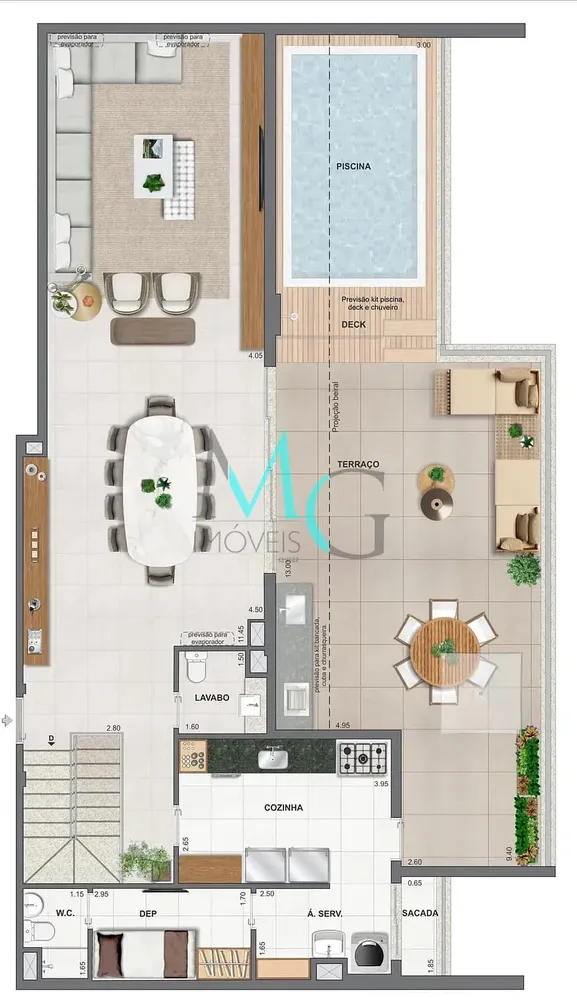 Cobertura, 4 quartos, 310 m² - Foto 62