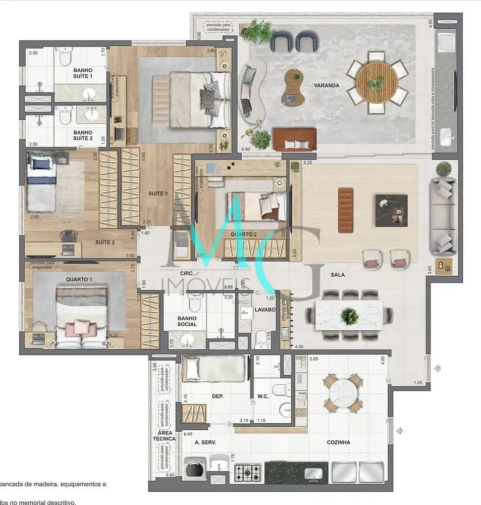 Cobertura, 4 quartos, 310 m² - Foto 53