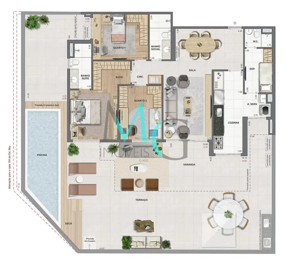 Cobertura, 4 quartos, 310 m² - Foto 57