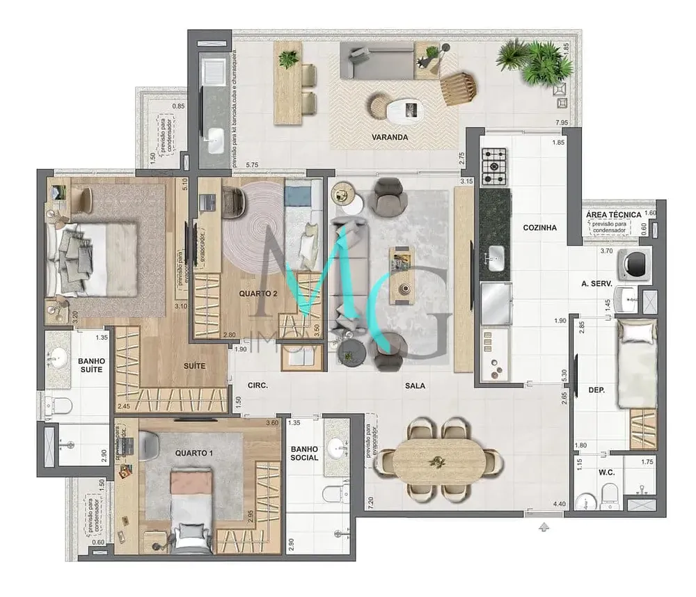 Cobertura, 4 quartos, 310 m² - Foto 50