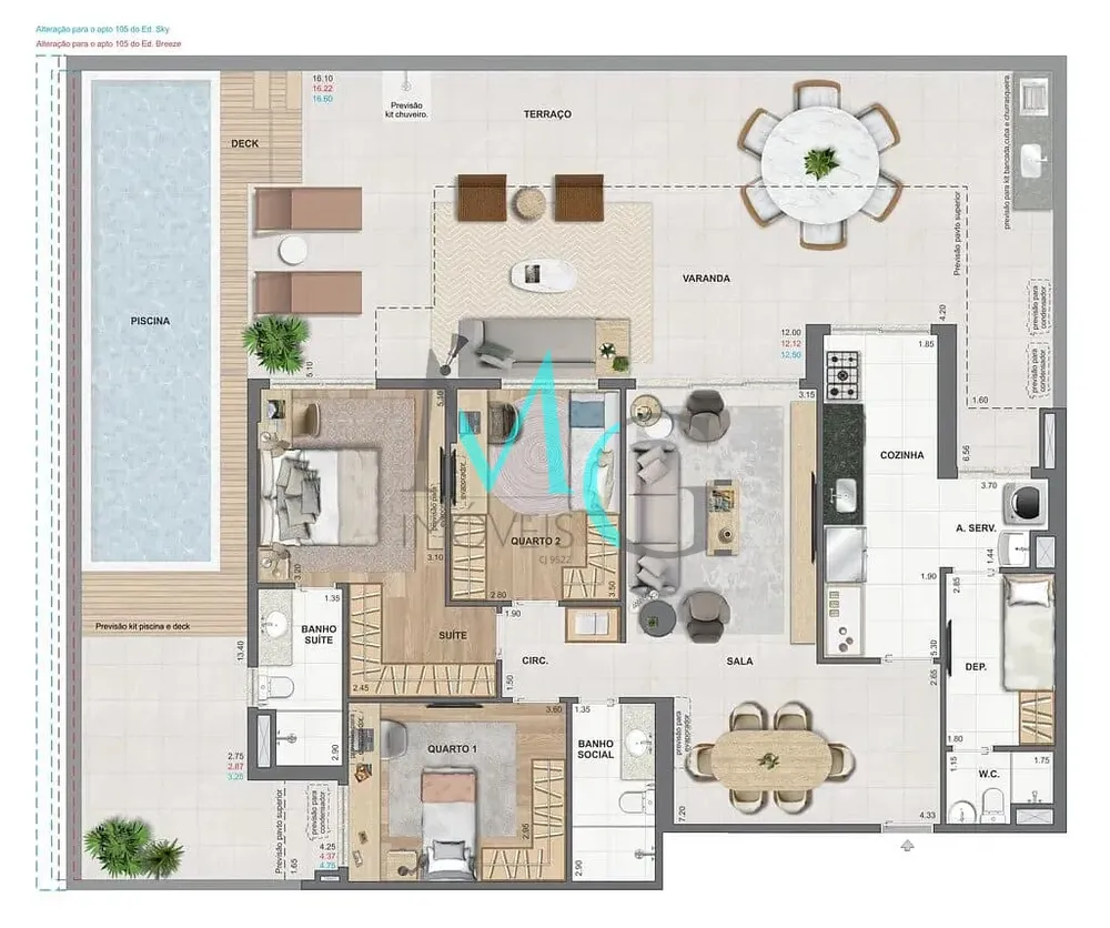 Cobertura, 4 quartos, 310 m² - Foto 56