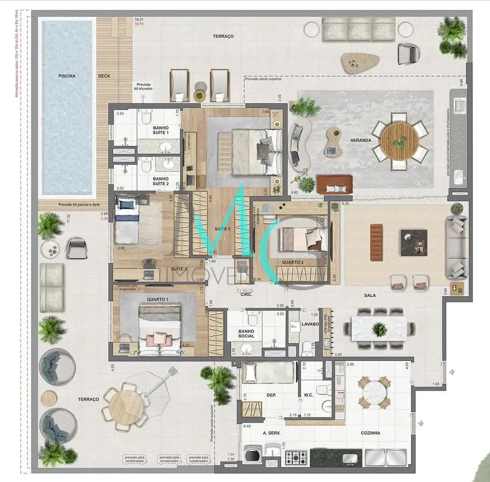 Cobertura, 4 quartos, 310 m² - Foto 60