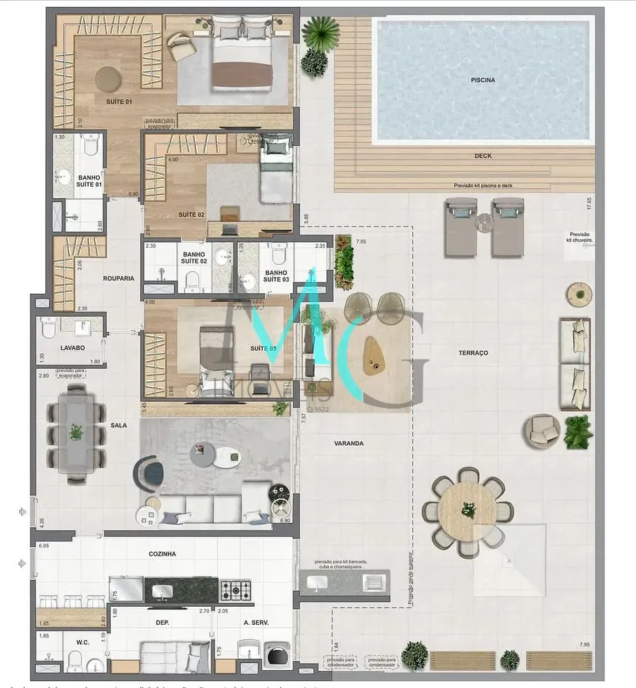 Cobertura, 4 quartos, 310 m² - Foto 59