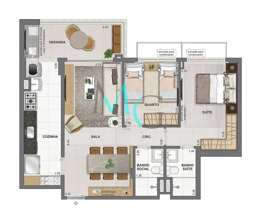 Apartamento, 4 quartos, 117 m² - Foto 41