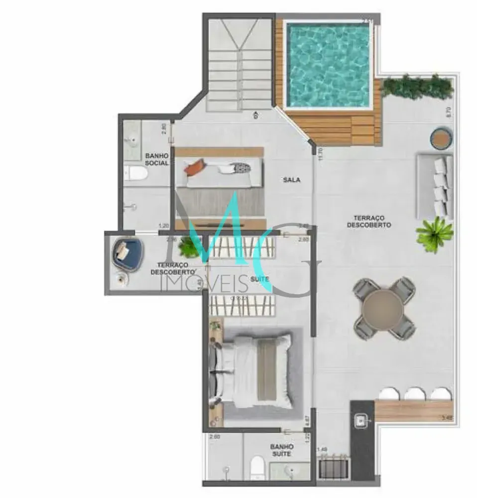 Apartamento, 2 quartos, 94 m² - Foto 14