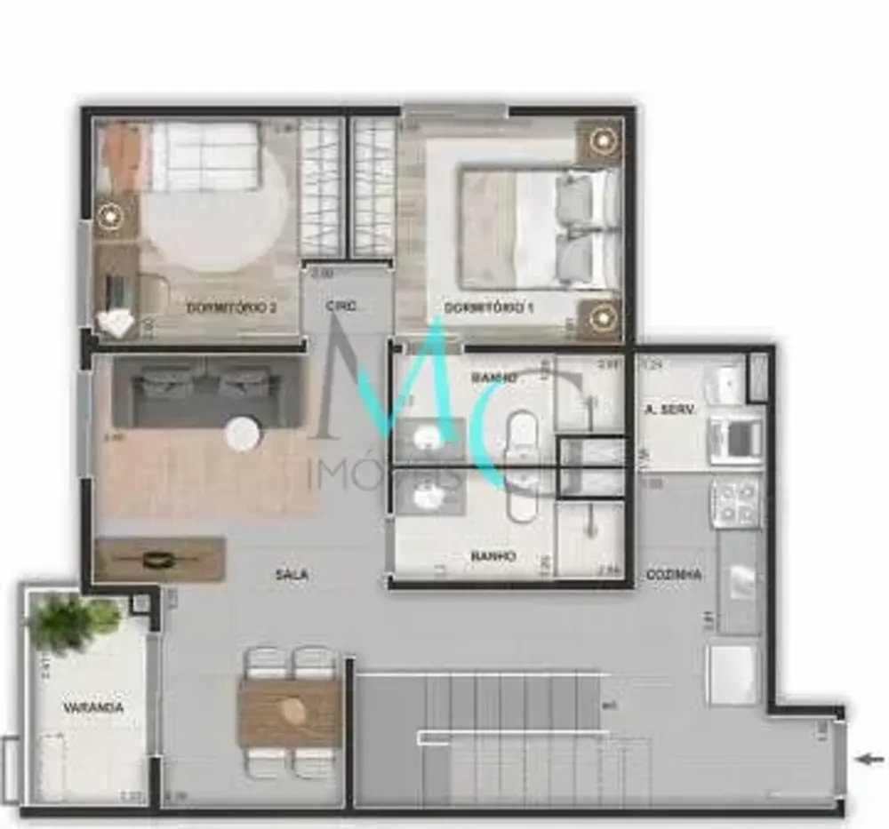 Apartamento, 3 quartos, 65 m² - Foto 17