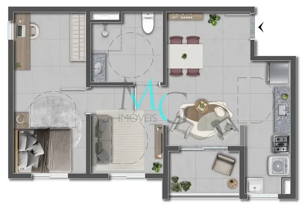 Apartamento, 2 quartos, 65 m² - Foto 14