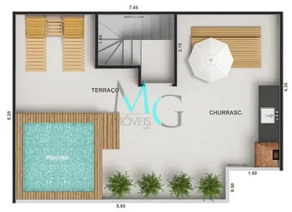 Apartamento, 2 quartos, 43 m² - Foto 23