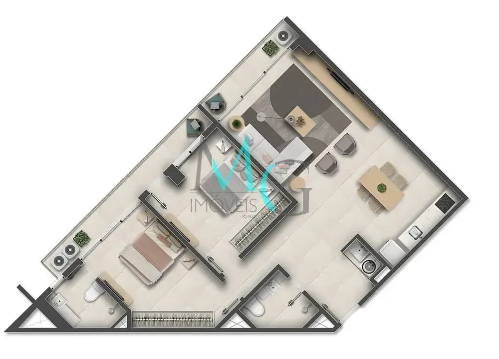 Apartamento, 1 quarto, 77 m² - Foto 101