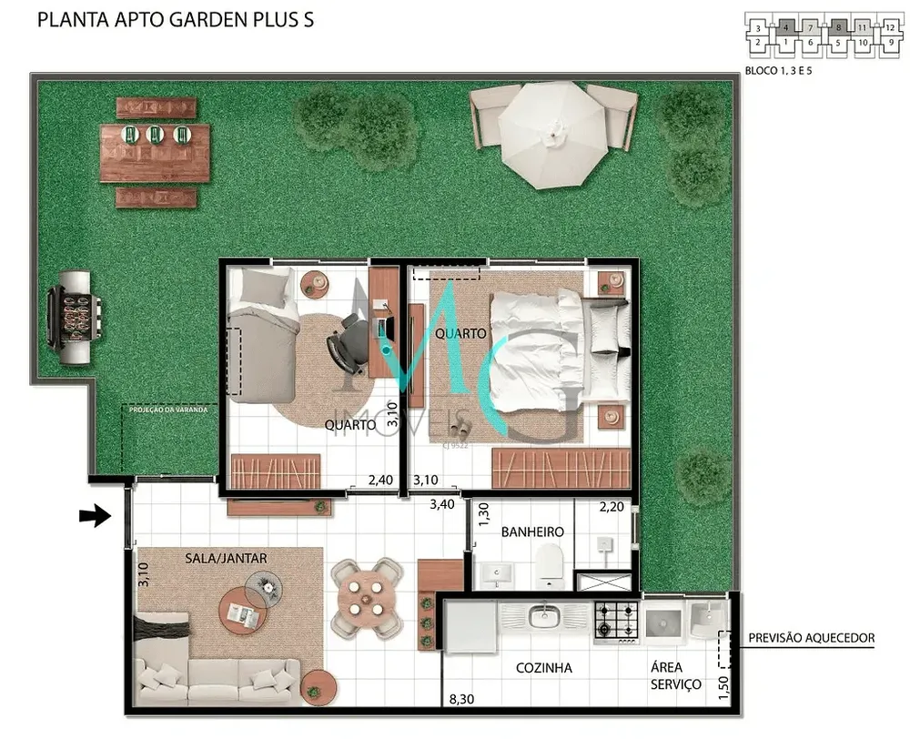 Apartamento, 2 quartos, 42 m² - Foto 18