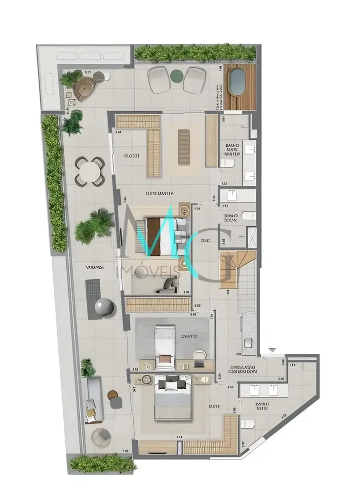 Apartamento, 4 quartos, 208 m² - Foto 60