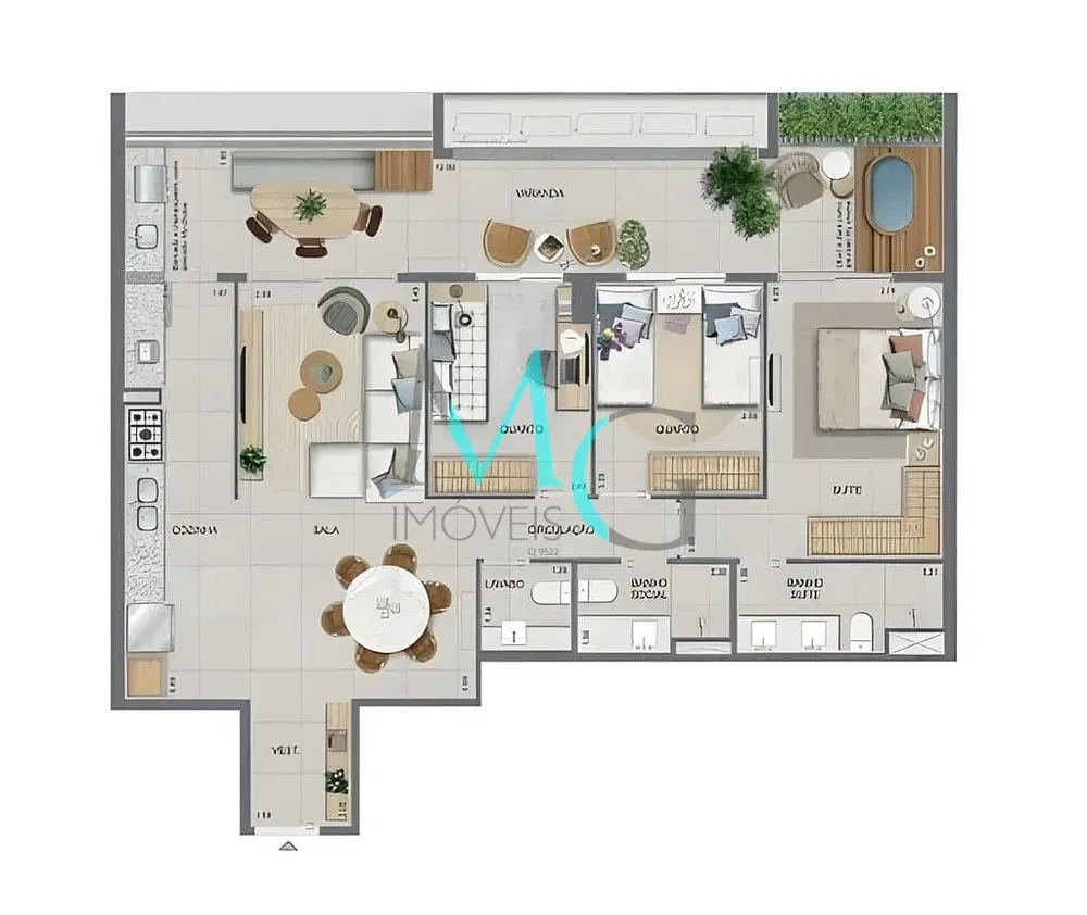 Apartamento, 4 quartos, 208 m² - Foto 14