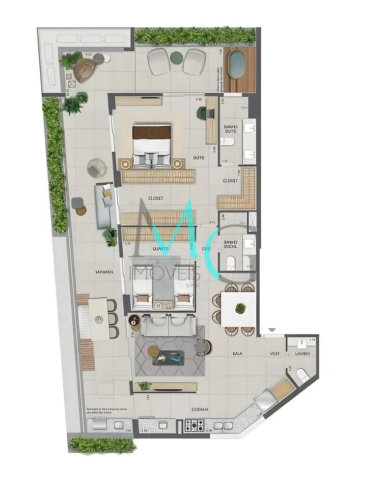 Apartamento, 4 quartos, 208 m² - Foto 27