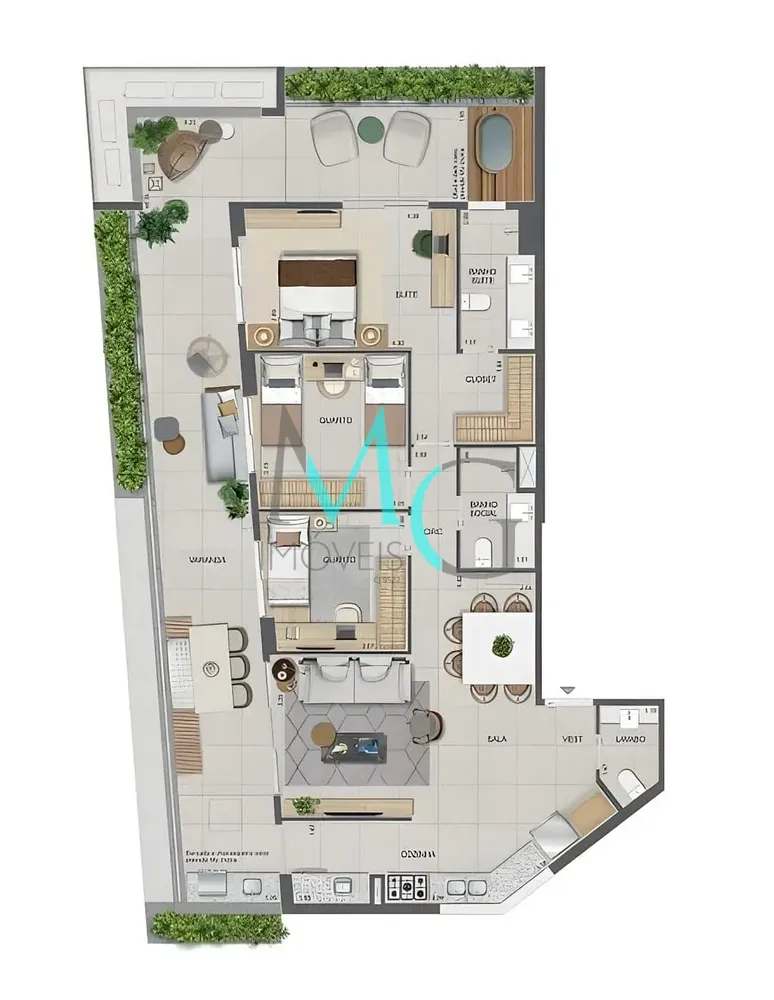Apartamento, 4 quartos, 208 m² - Foto 20