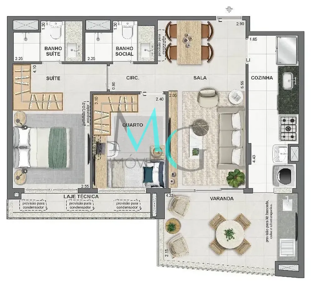Cobertura, 4 quartos, 234 m² - Foto 41