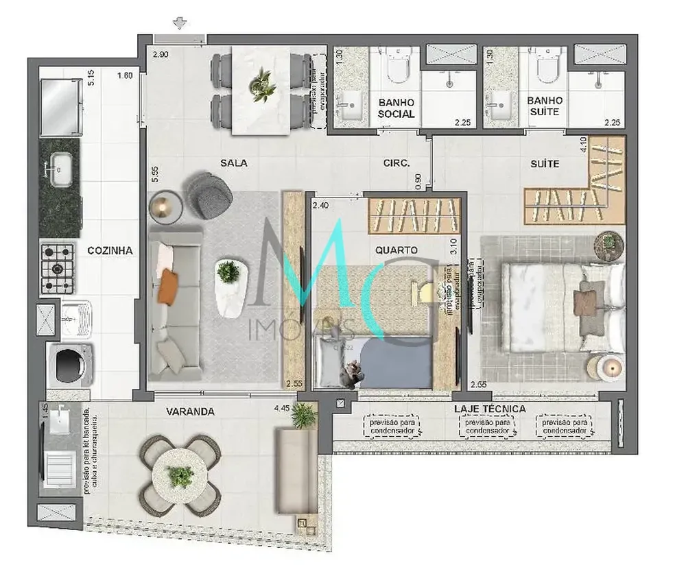 Cobertura, 4 quartos, 234 m² - Foto 38