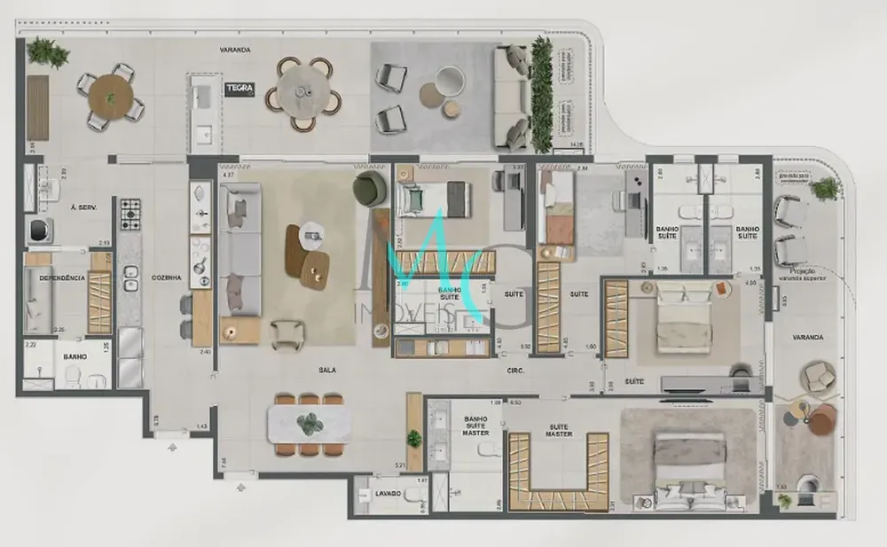 Apartamento, 4 quartos, 221 m² - Foto 36
