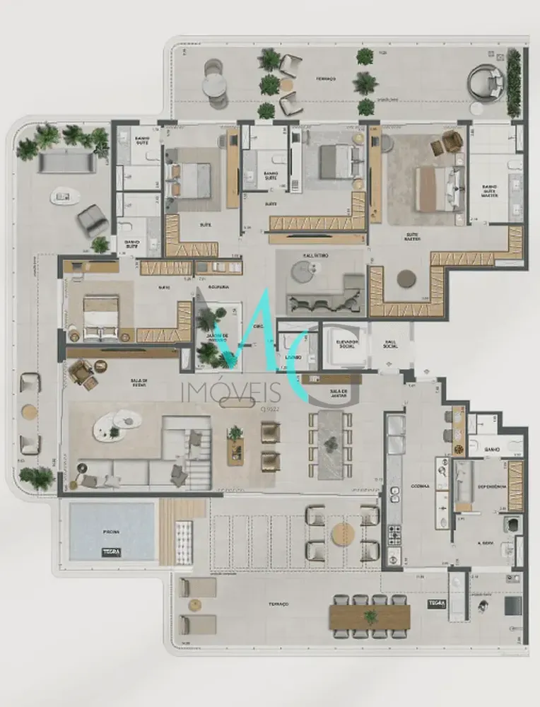 Apartamento, 4 quartos, 221 m² - Foto 31