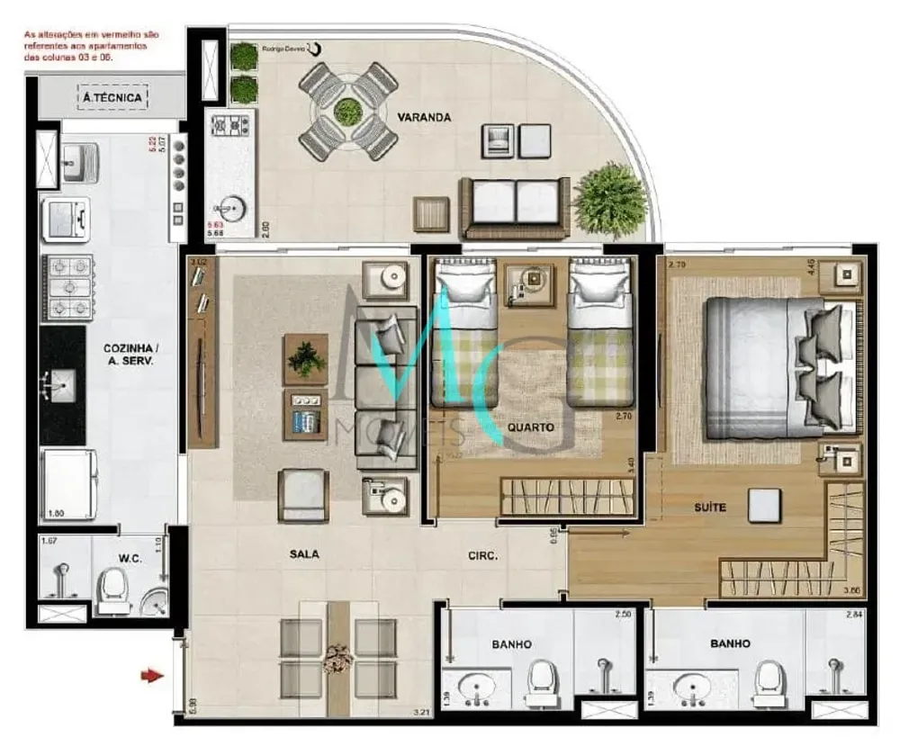 Cobertura, 5 quartos, 247 m² - Foto 42