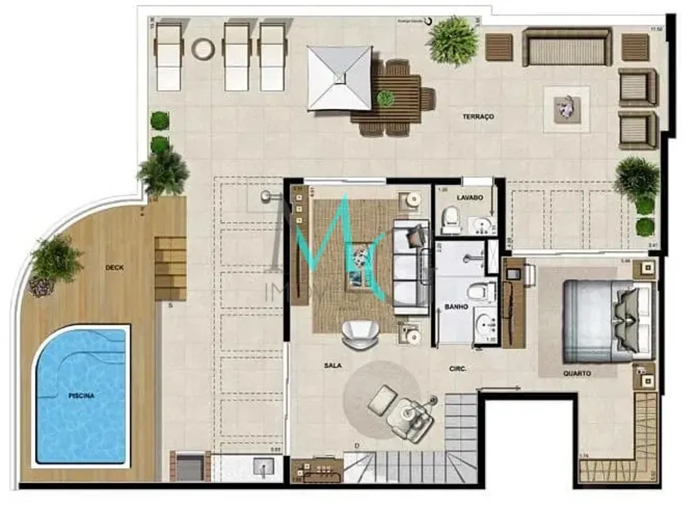 Cobertura, 5 quartos, 247 m² - Foto 62