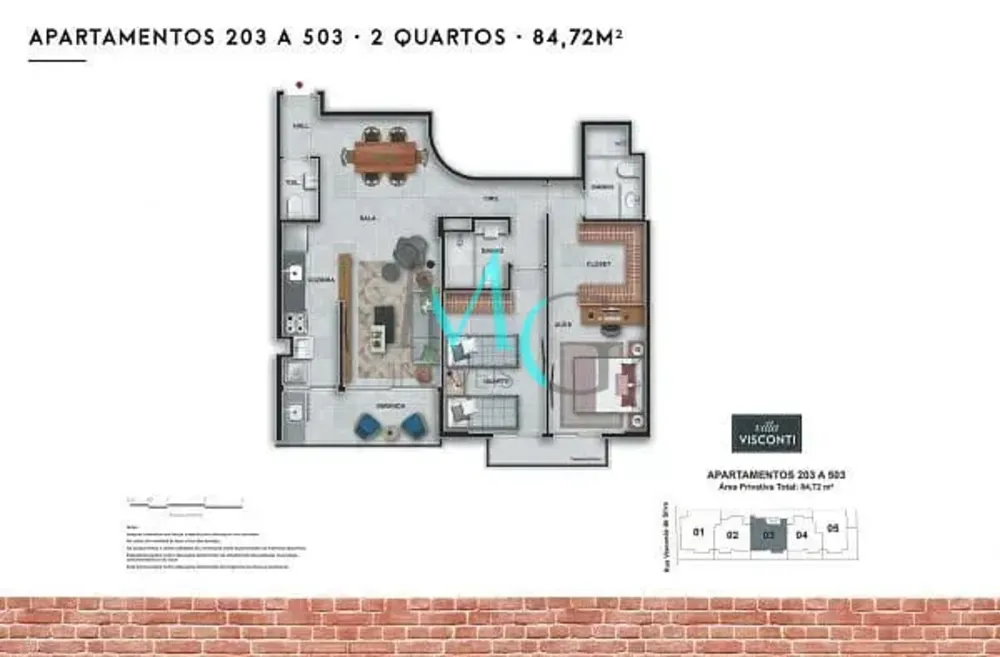 Apartamento, 2 quartos, 78 m² - Foto 22