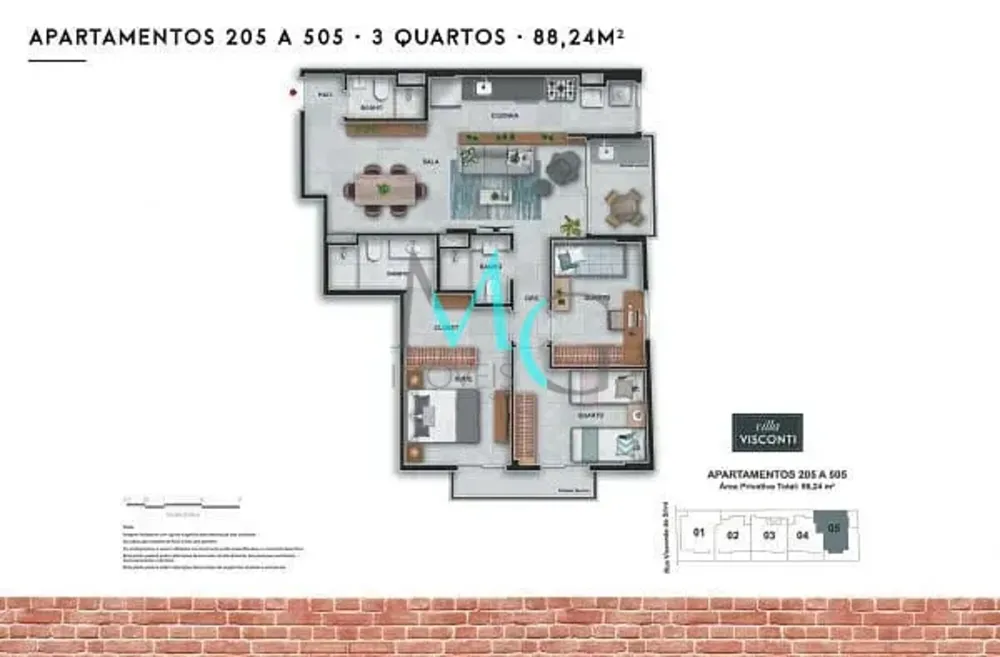 Apartamento, 2 quartos, 78 m² - Foto 10