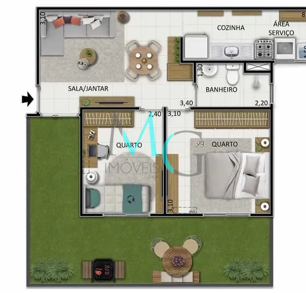 Apartamento, 2 quartos, 83 m² - Foto 16