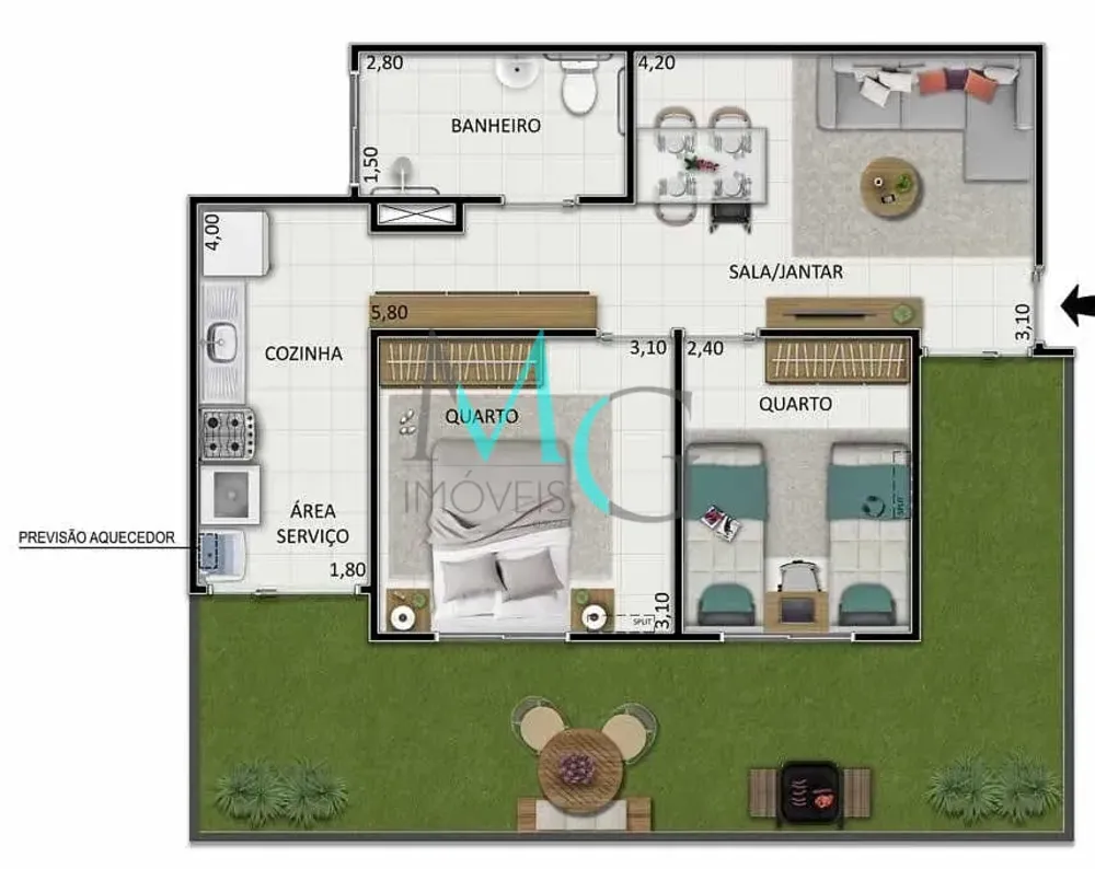Apartamento, 2 quartos, 83 m² - Foto 17