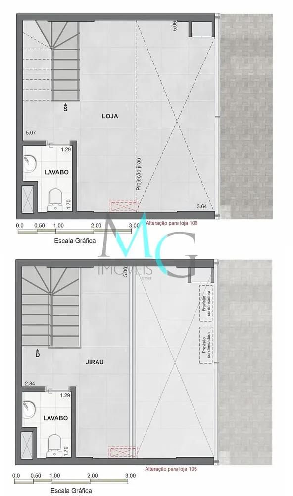 Loja-Salão, 80 m² - Foto 11