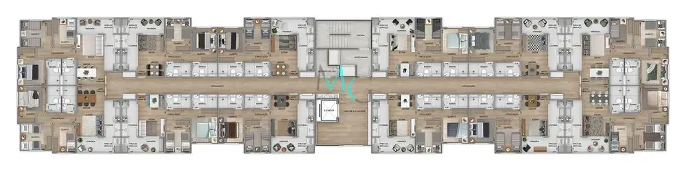 Apartamento, 3 quartos, 58 m² - Foto 23