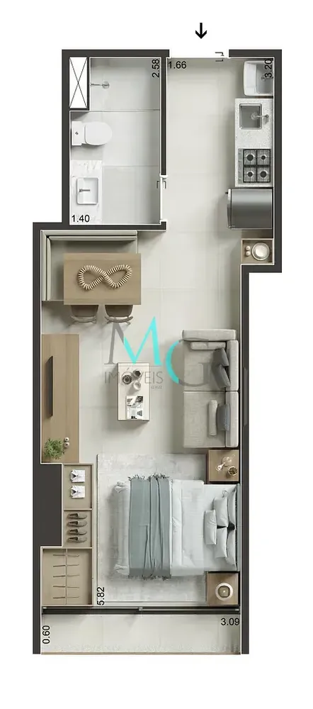 Apartamento, 2 quartos, 61 m² - Foto 25