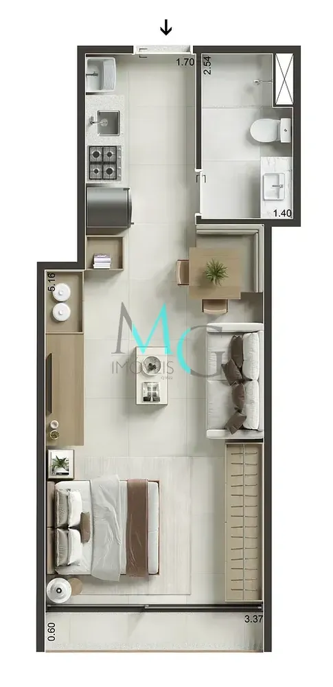 Apartamento, 2 quartos, 61 m² - Foto 29
