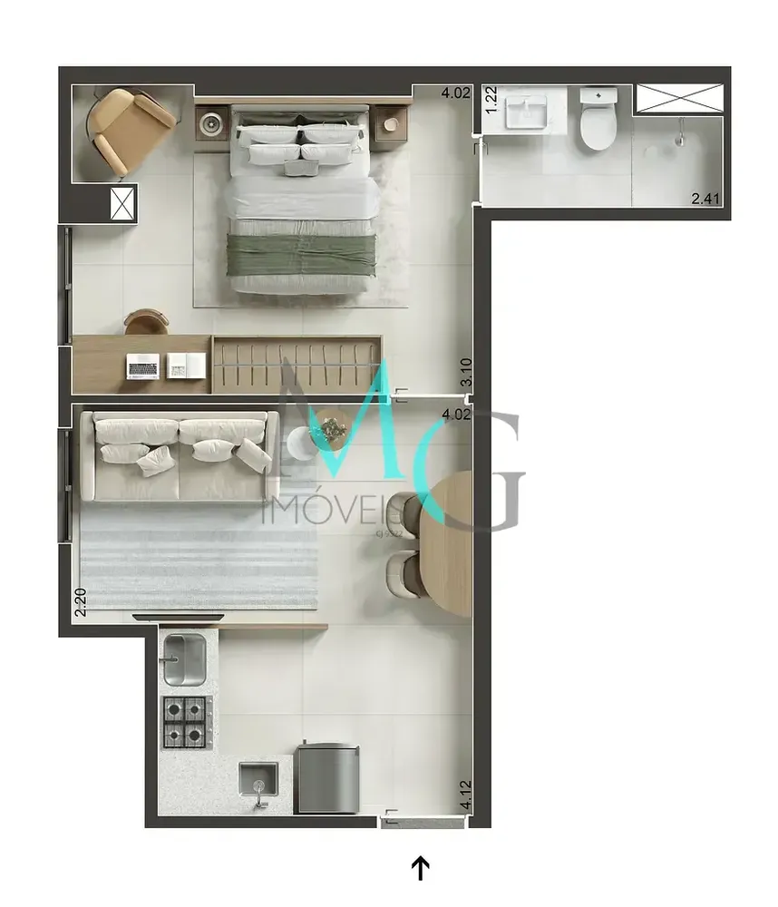Apartamento, 2 quartos, 61 m² - Foto 31
