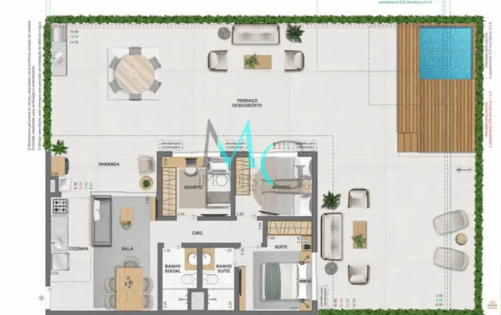 Apartamento, 2 quartos, 102 m² - Foto 59