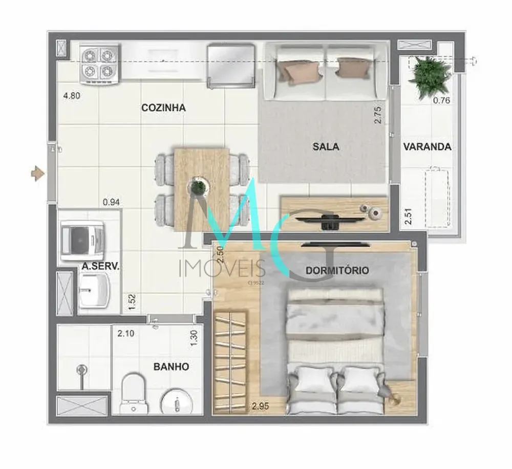 Apartamento, 2 quartos, 67 m² - Foto 23