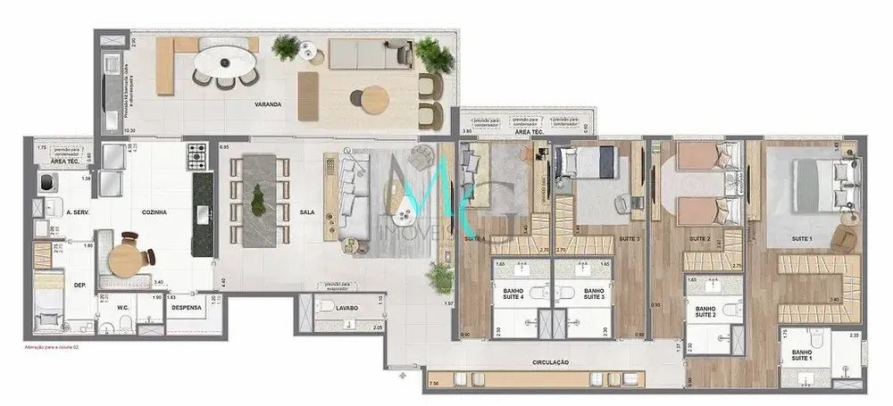 Apartamento, 3 quartos, 151 m² - Foto 59