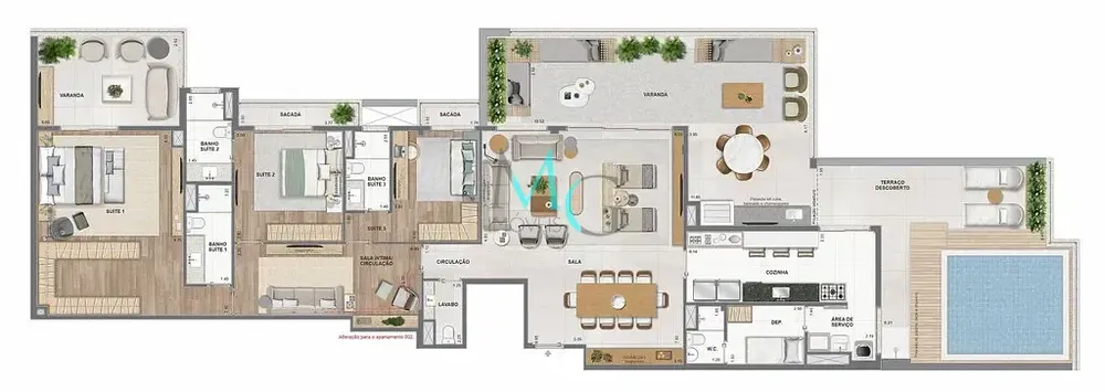 Apartamento, 3 quartos, 151 m² - Foto 62