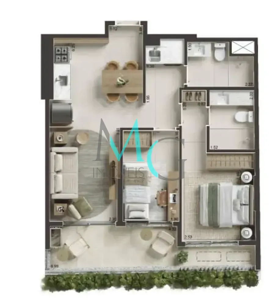 Apartamento, 1 quarto, 34 m² - Foto 33