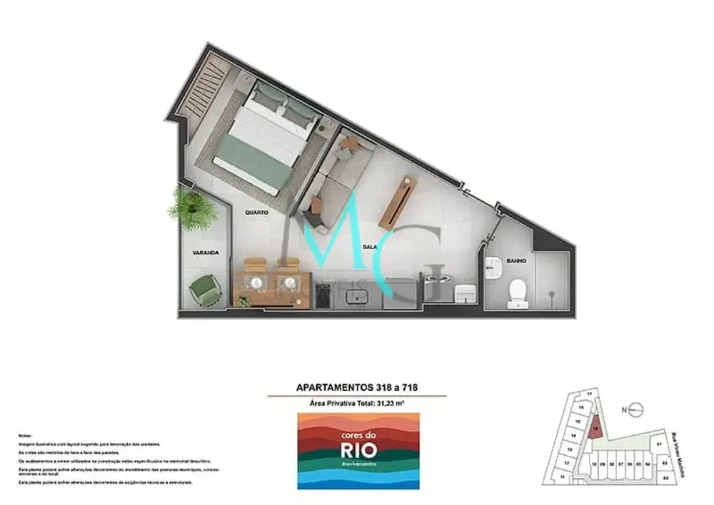 Apartamento, 1 quarto, 35 m² - Foto 33