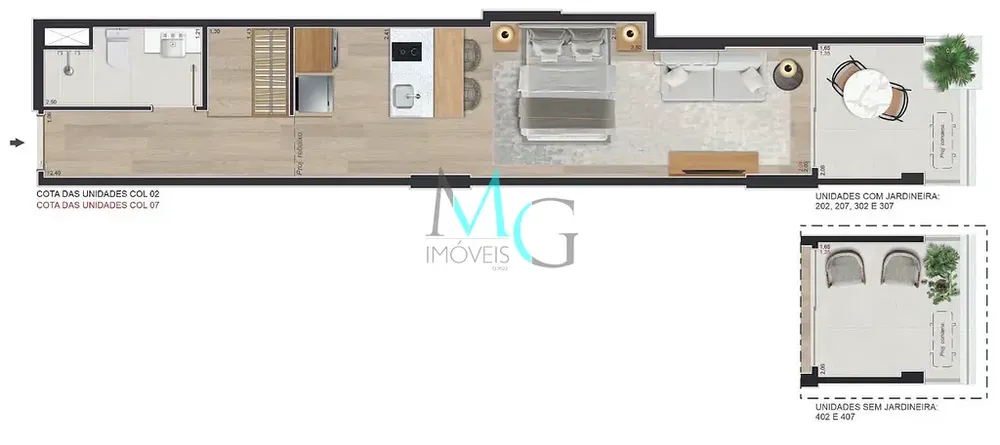 Apartamento, 1 quarto, 45 m² - Foto 16