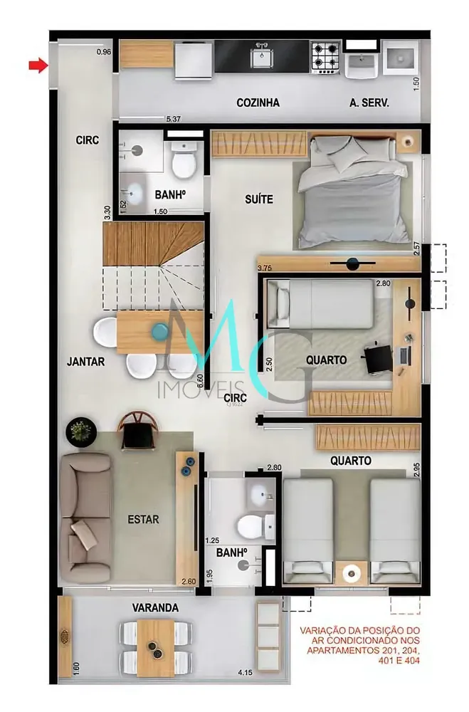 Apartamento, 3 quartos, 75 m² - Foto 65