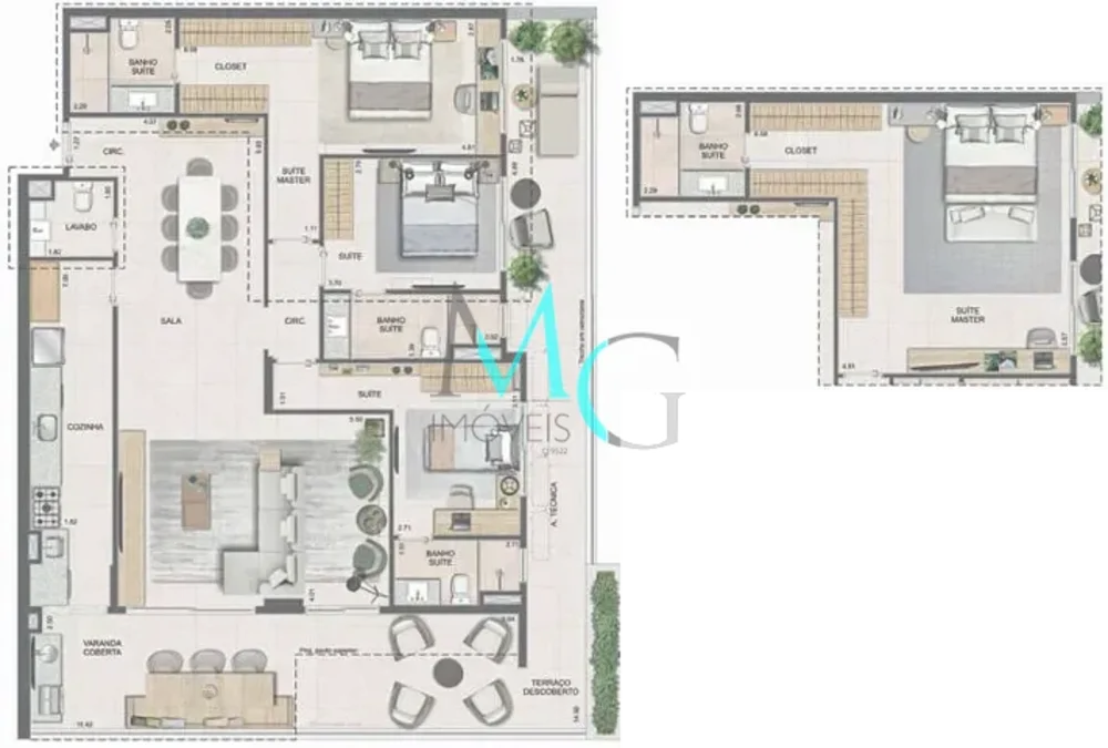 Apartamento, 3 quartos, 96 m² - Foto 29