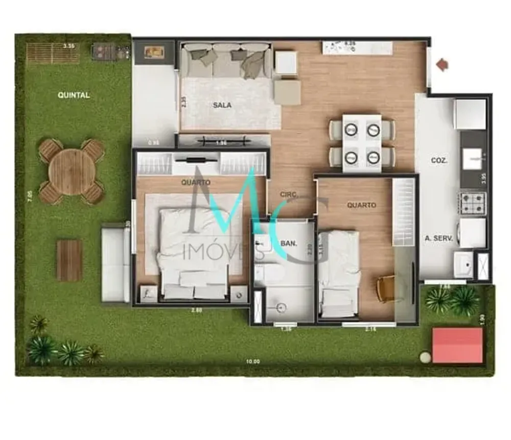 Apartamento, 1 quarto, 30 m² - Foto 24