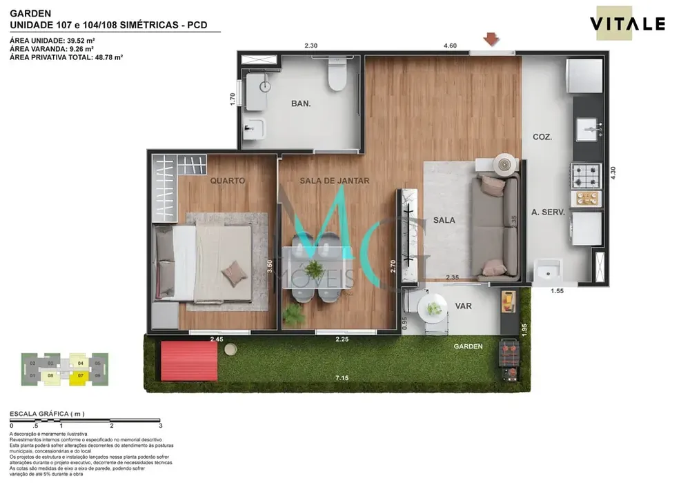 Apartamento, 2 quartos, 55 m² - Foto 10
